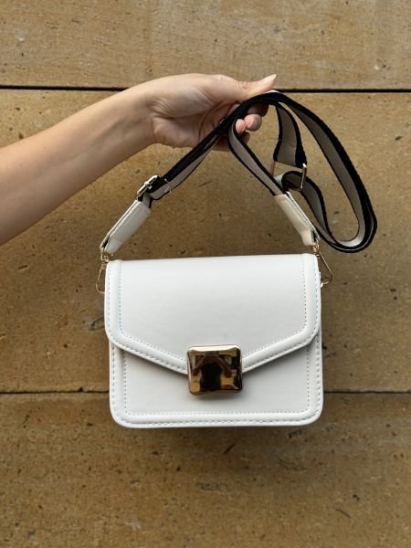 Bogota Kutu Beyaz Çapraz Çanta