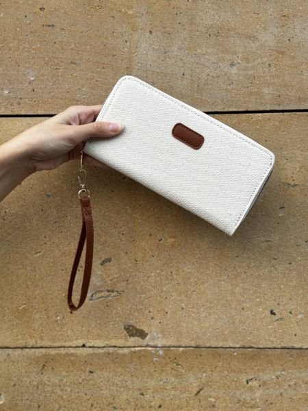 Santiago Kanvas Kumaş Cüzdan