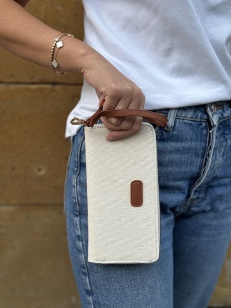 Santiago Kanvas Kumaş Cüzdan