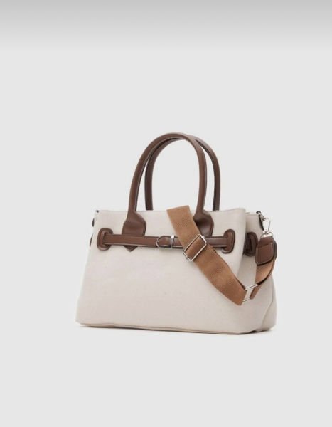 Luanda Kanvas Taba Omuz Çantası