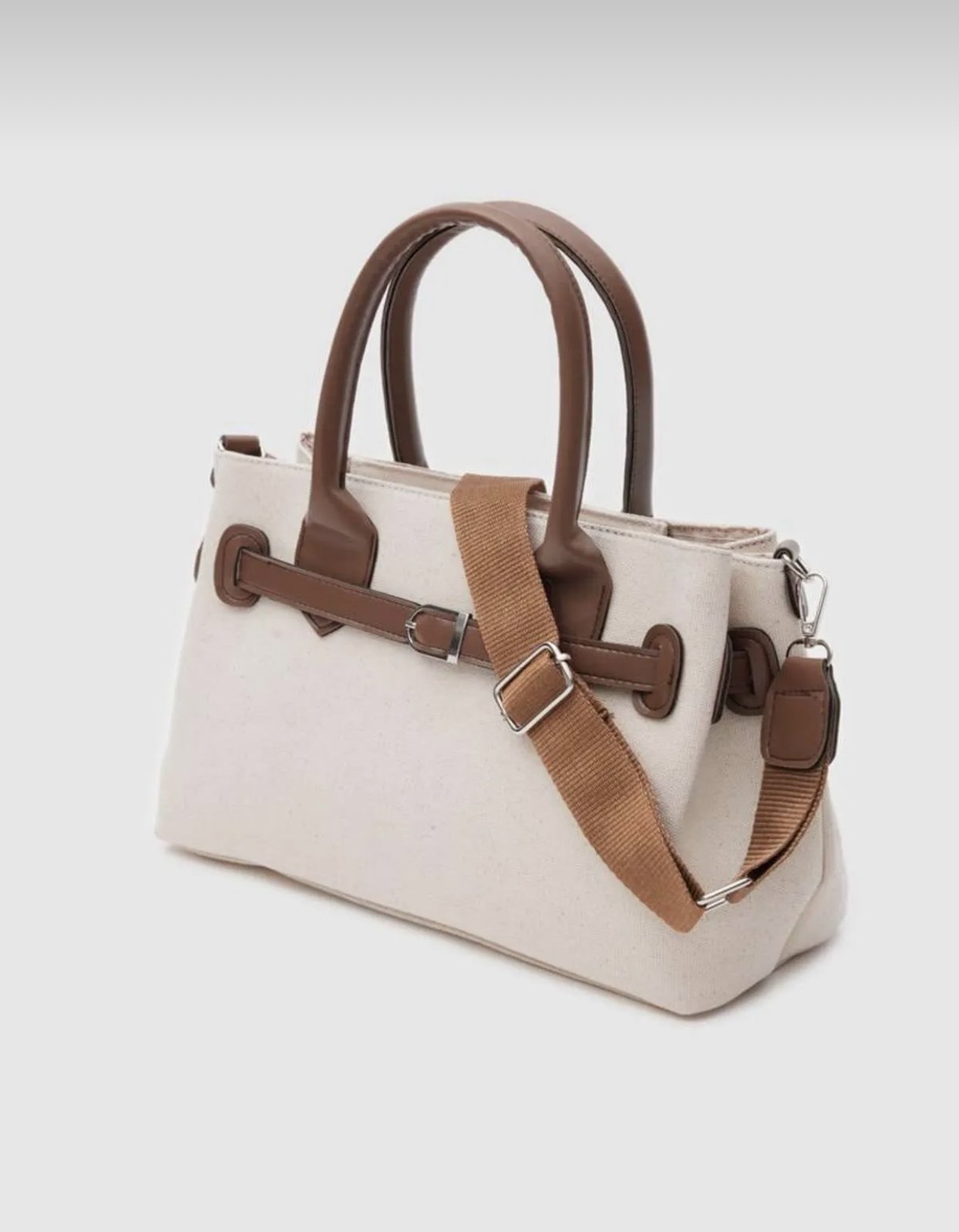 Luanda Kanvas Taba Omuz Çantası