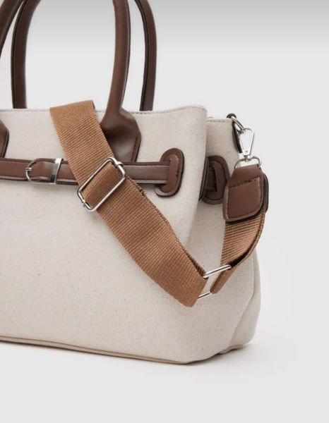 Luanda Kanvas Taba Omuz Çantası