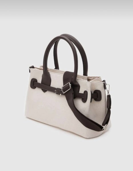 Luanda Kanvas Acıkahve Omuz Çantası