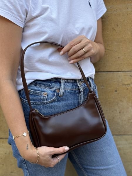 Lisbon Baget Çanta Acıkahve