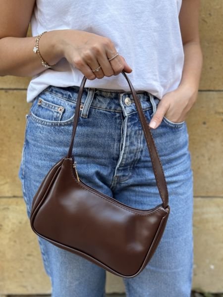 Lisbon Baget Çanta Acıkahve