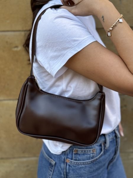 Lisbon Baget Çanta Acıkahve