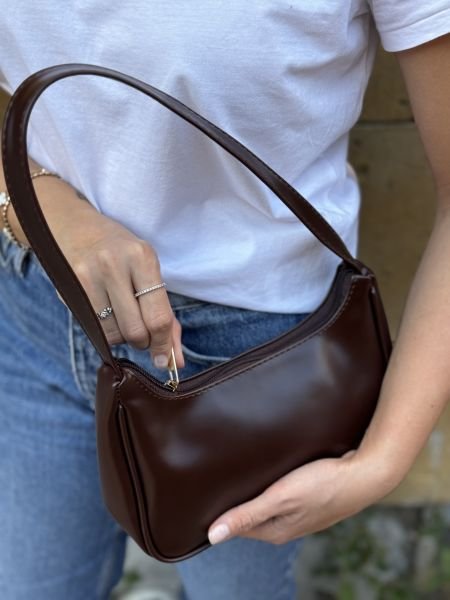 Lisbon Baget Çanta Acıkahve