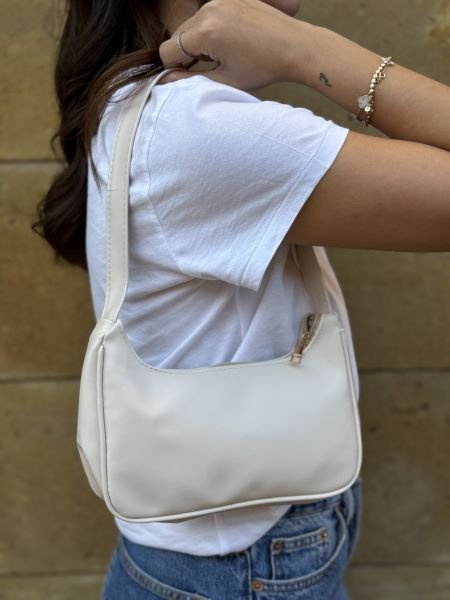 Lisbon Baget Çanta Krem