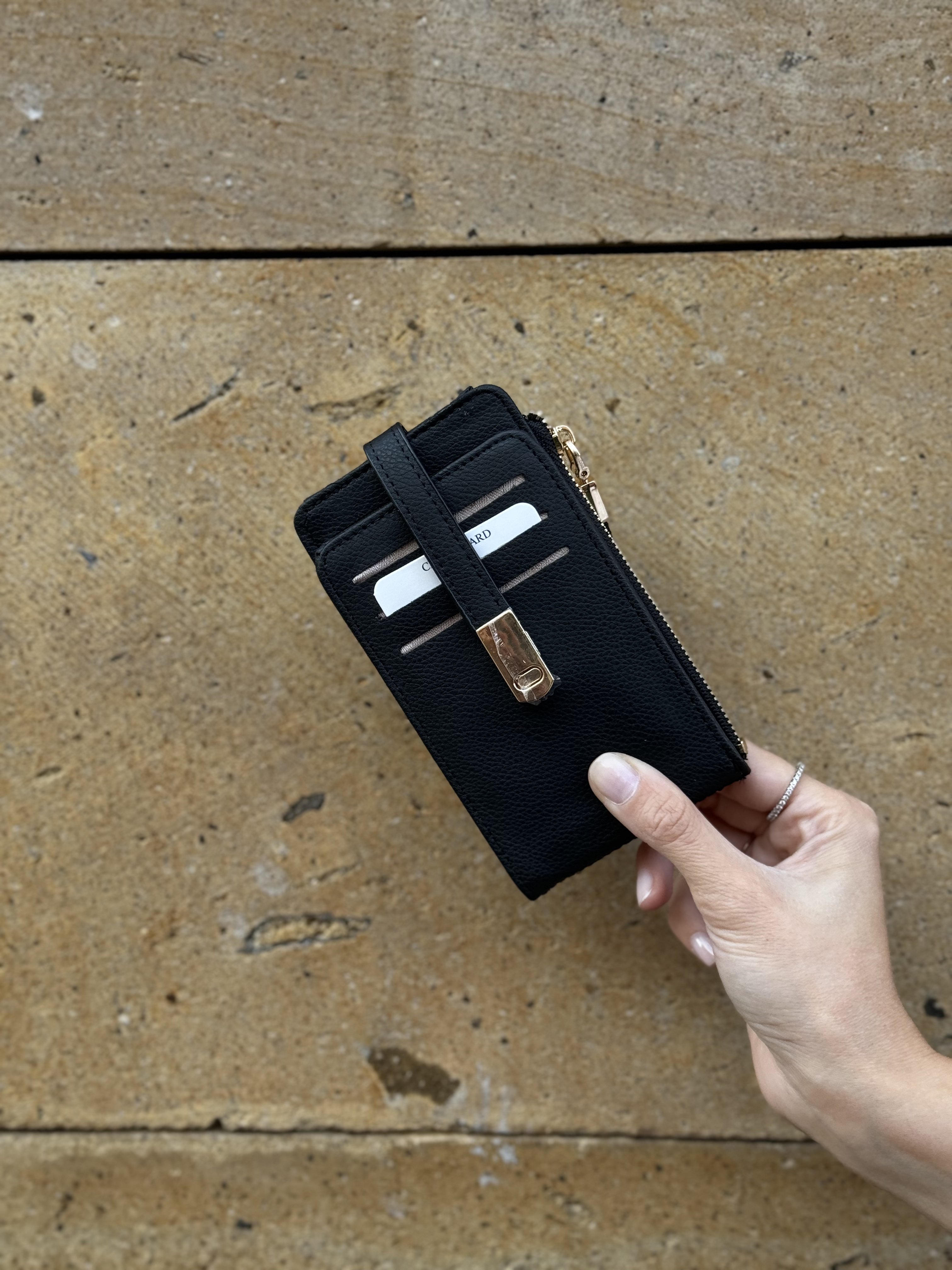 Colombo Kartlıklı Siyah Cüzdan