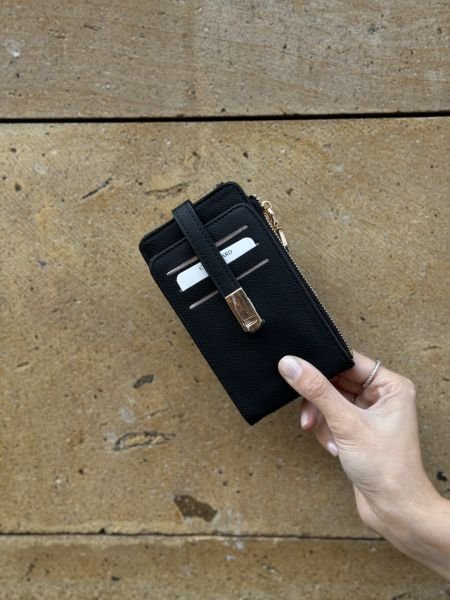 Colombo Kartlıklı Siyah Cüzdan