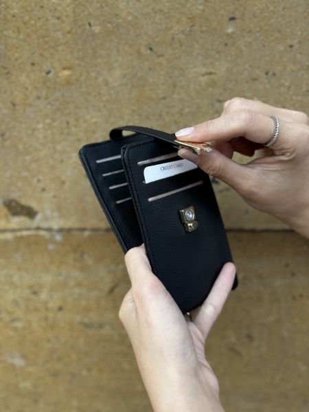 Colombo Kartlıklı Siyah Cüzdan