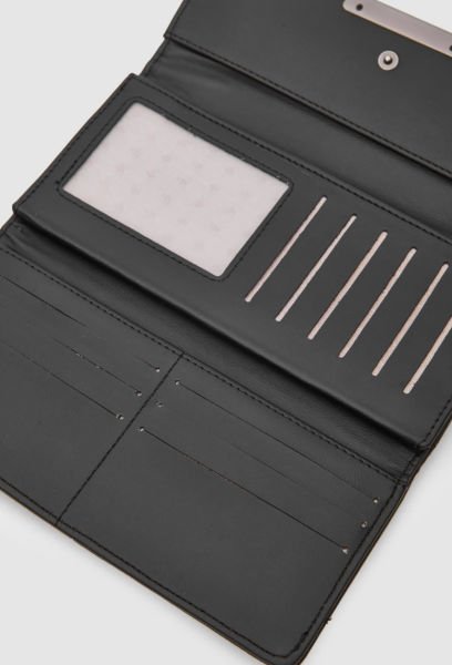 Püsküllü Portföy Siyah Cüzdan