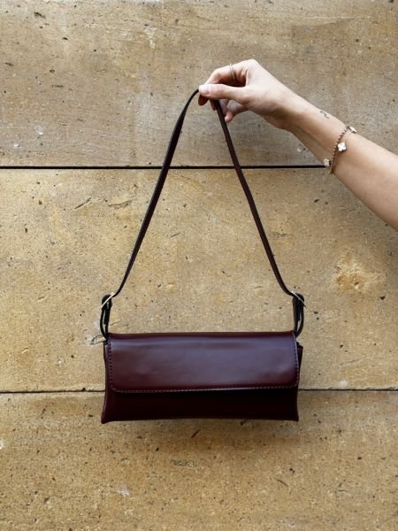 Asmara Bordo Baget Çanta