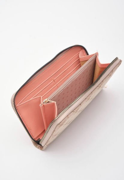 Hbbags Jakarlı Portföy Cüzdan Bej