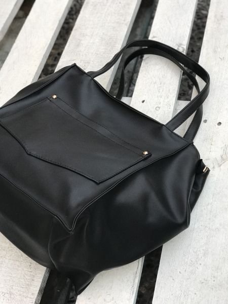 London Salaş Siyah Omuz Çantası