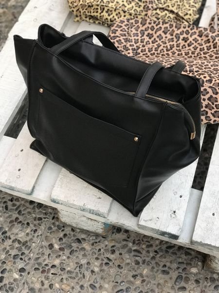 London Salaş Siyah Omuz Çantası