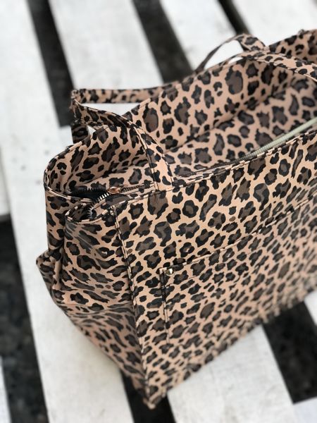 London Salaş Leopar Omuz Çantası