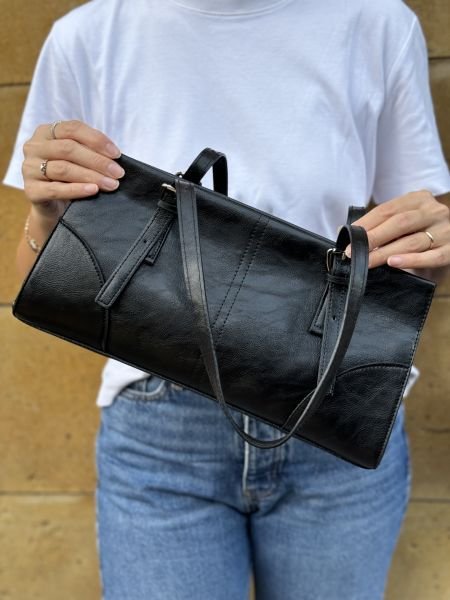 Paris Siyah Baget Çanta