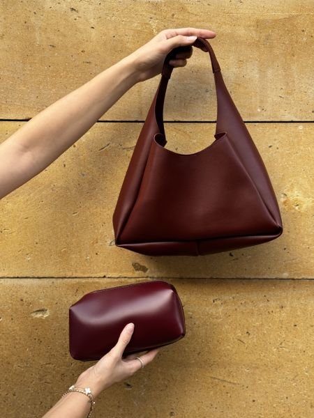 Vienna Yavrulu Bordo Omuz Çantası