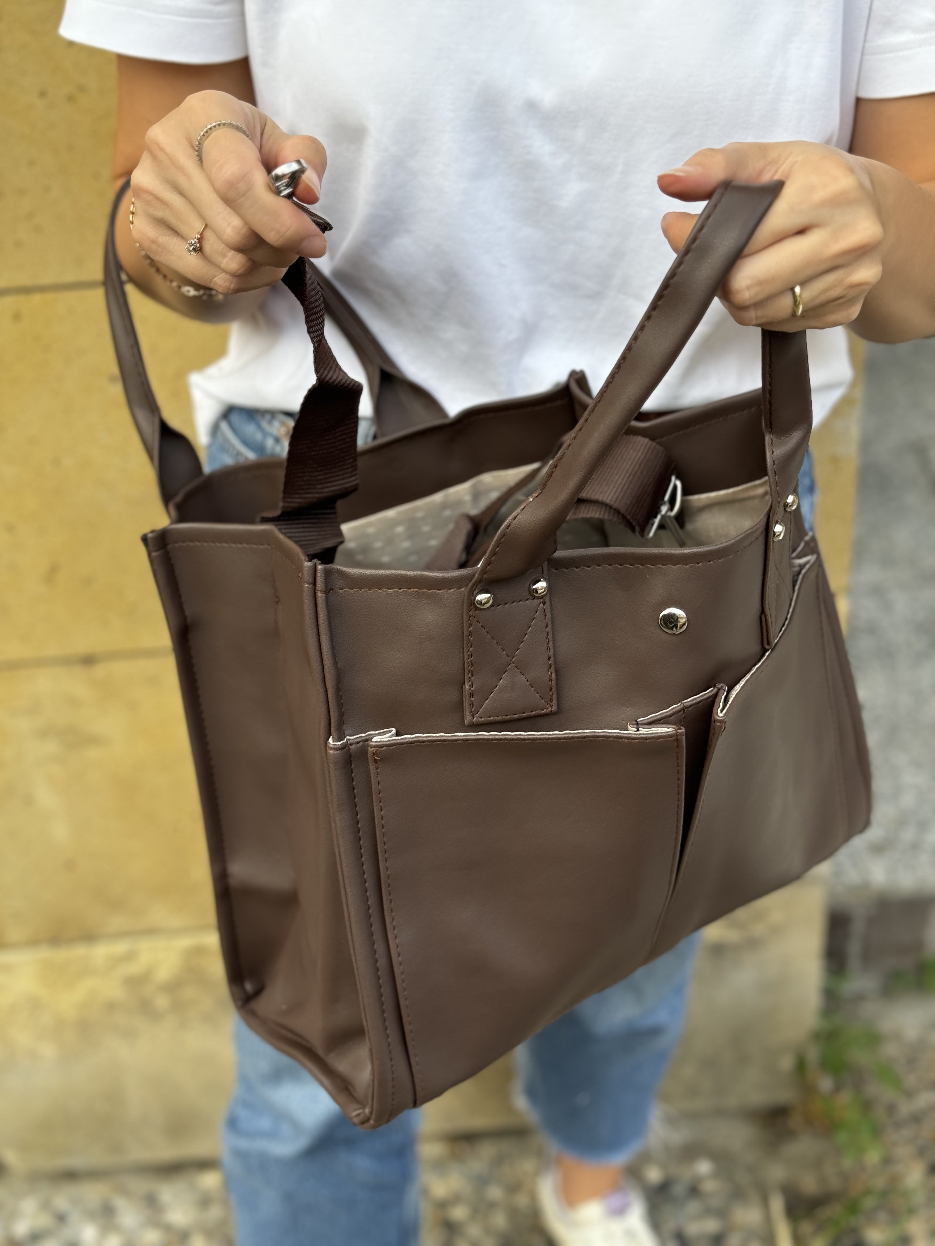 Porto Acıkahve Evrak Çantası