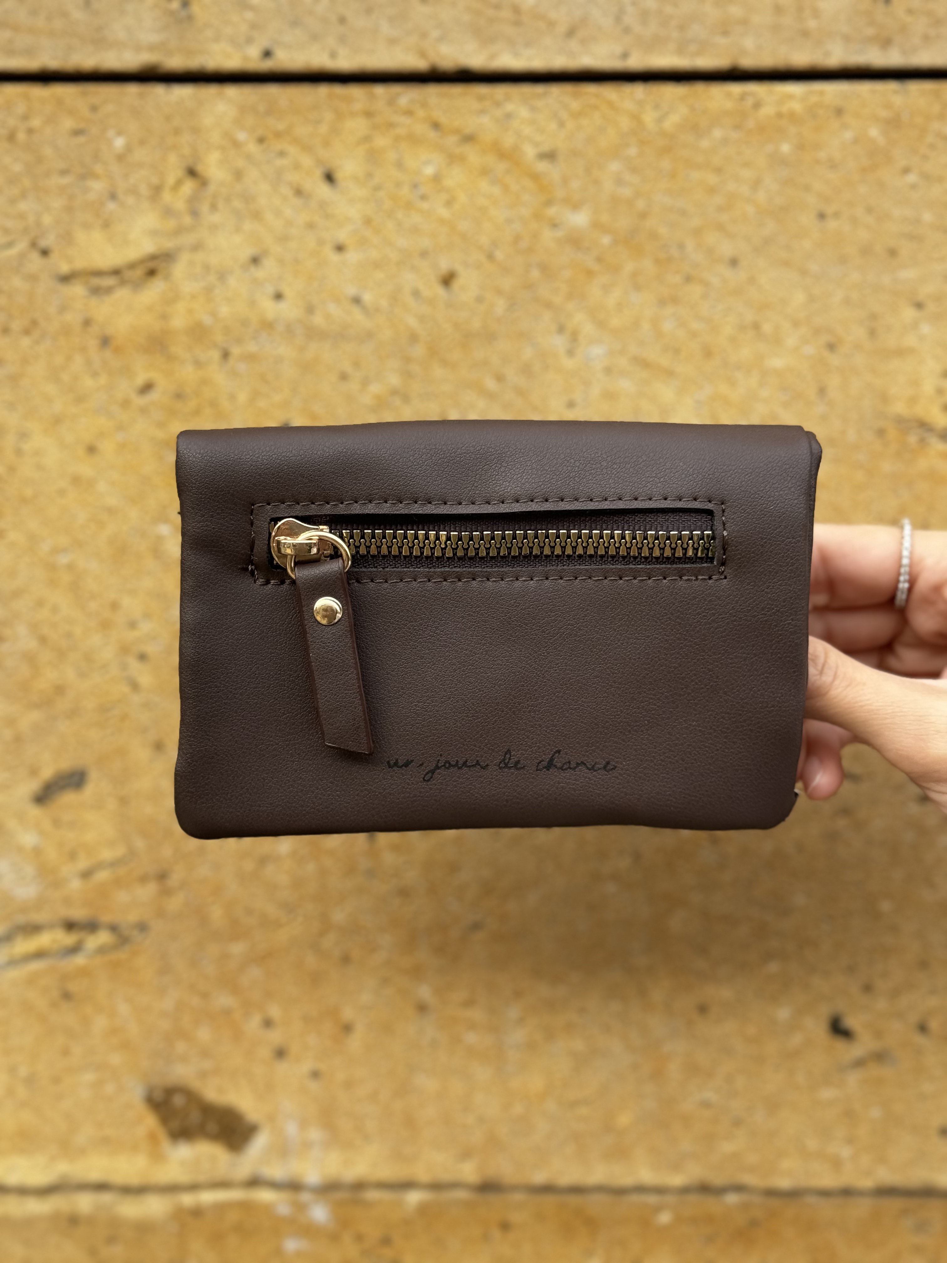 Yumuşak Deri Kadın Cüzdanı Acıkahve