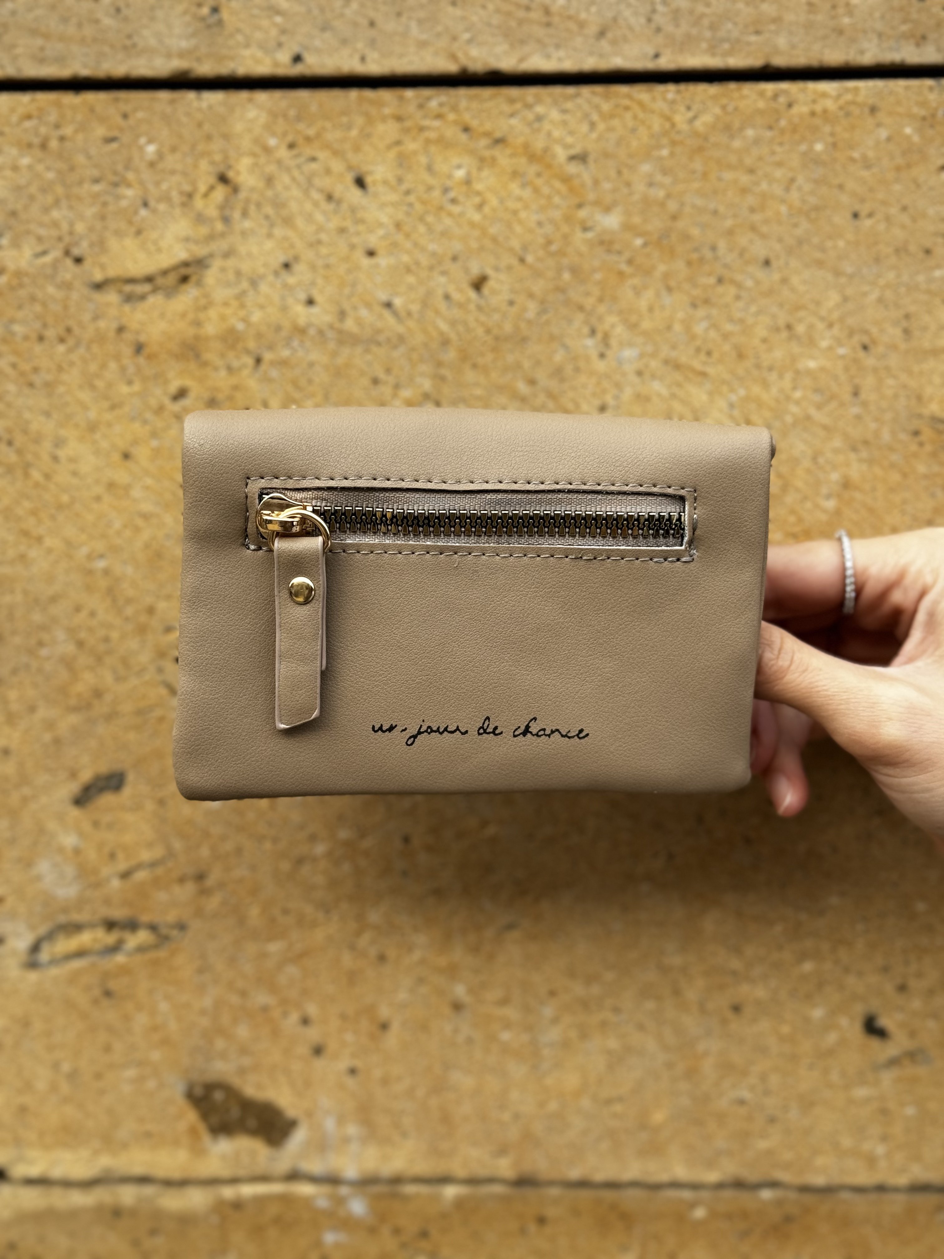 Yumuşak Deri Kadın Cüzdanı Vizon