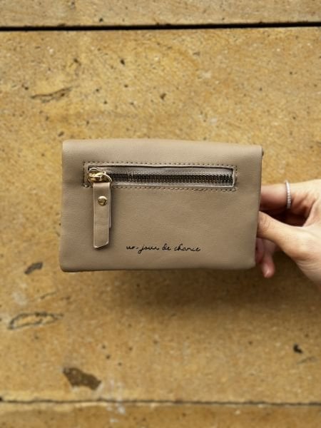 Yumuşak Deri Kadın Cüzdanı Vizon