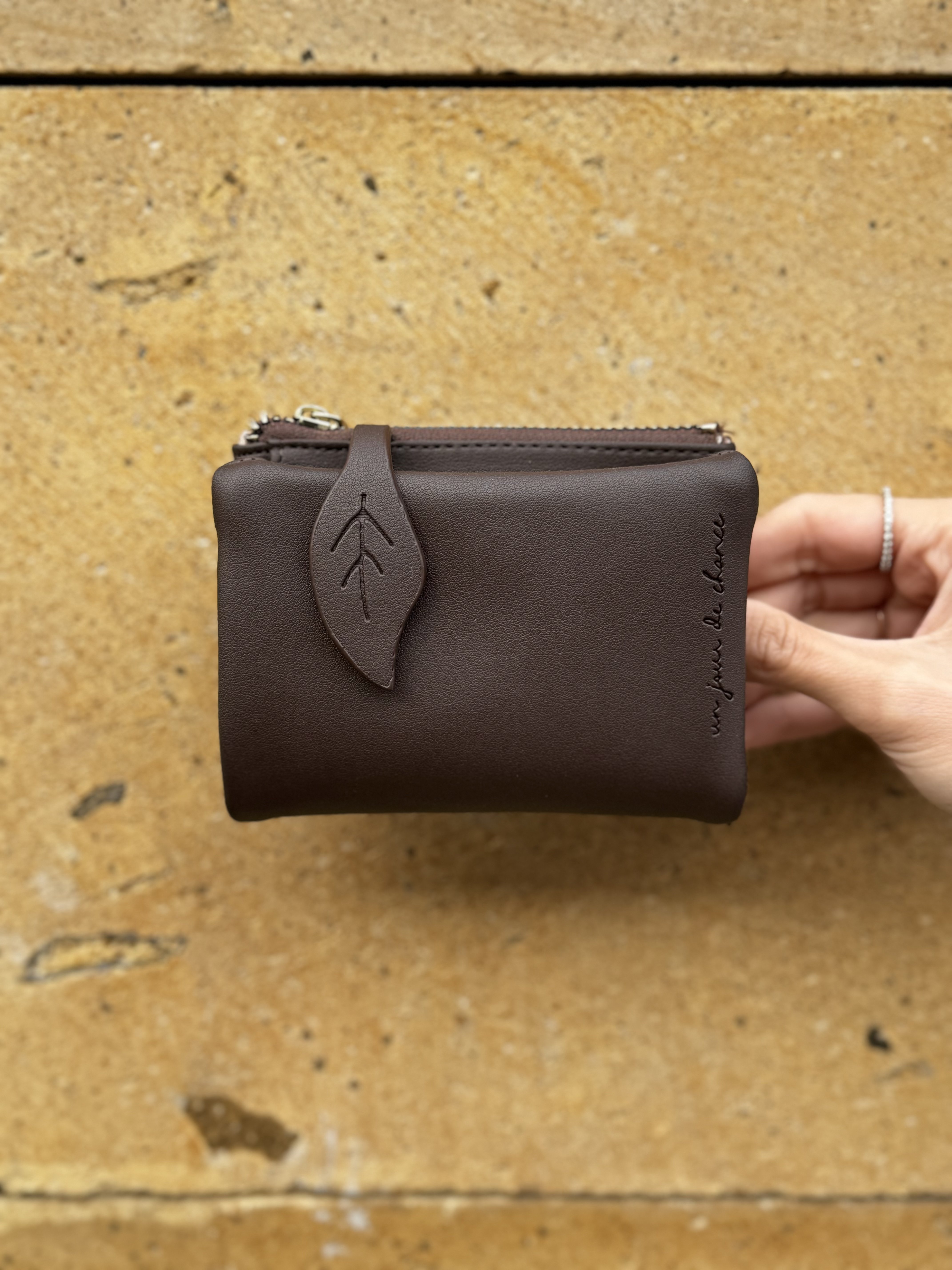 Yumuşak Deri Kadın Cüzdanı Acıkahve