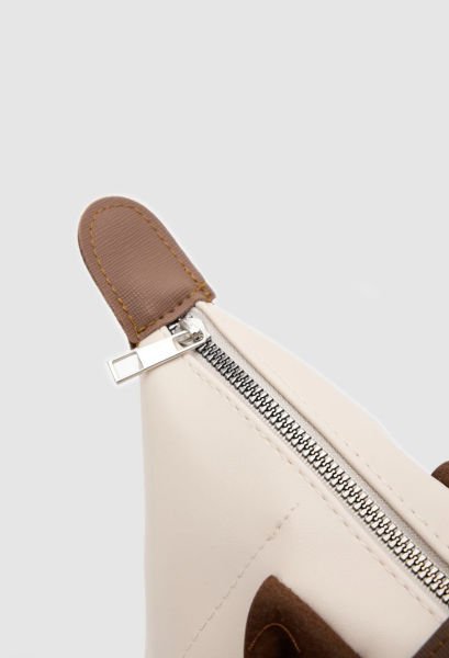 Hbbags Medium Omuz Çantası Bej