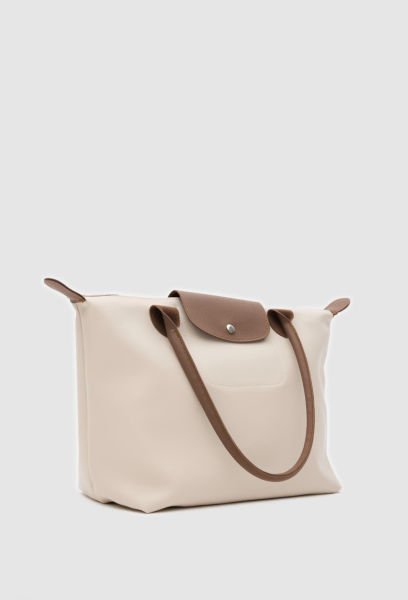 Hbbags Medium Omuz Çantası Bej