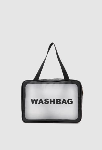 Wash Bag Su Geçirmez 3’lü Kozmetik Çantası Siyah