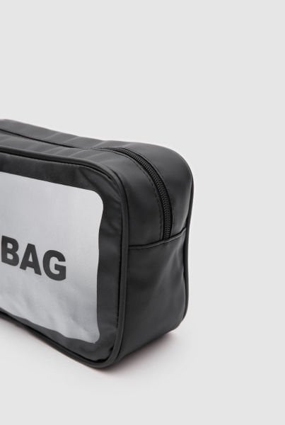 Wash Bag Su Geçirmez 3’lü Kozmetik Çantası Siyah