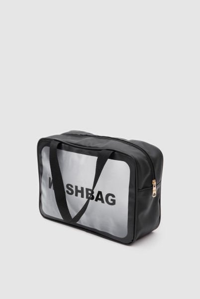 Wash Bag Su Geçirmez 3’lü Kozmetik Çantası Siyah