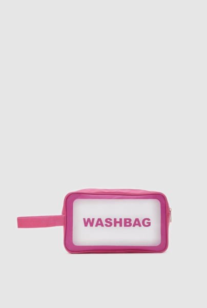Wash Bag Su Geçirmez 3’lü Kozmetik Çantası Fuşya