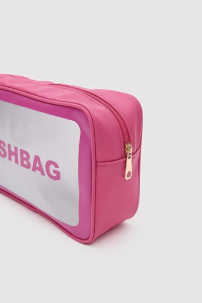 Wash Bag Su Geçirmez 3’lü Kozmetik Çantası Fuşya