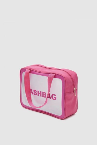 Wash Bag Su Geçirmez 3’lü Kozmetik Çantası Fuşya