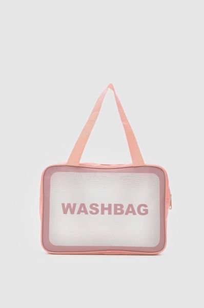 Wash Bag Su Geçirmez 3’lü Kozmetik Çantası Pembe