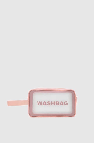 Wash Bag Su Geçirmez 3’lü Kozmetik Çantası Pembe