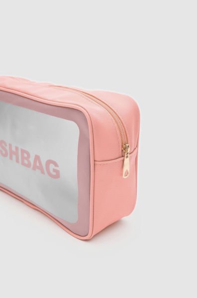 Wash Bag Su Geçirmez 3’lü Kozmetik Çantası Pembe