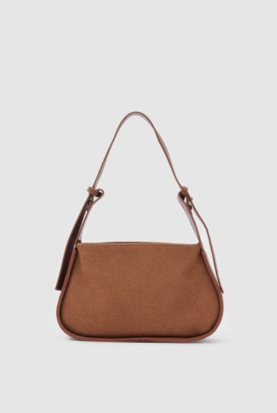 Süet Taba Baget Çanta