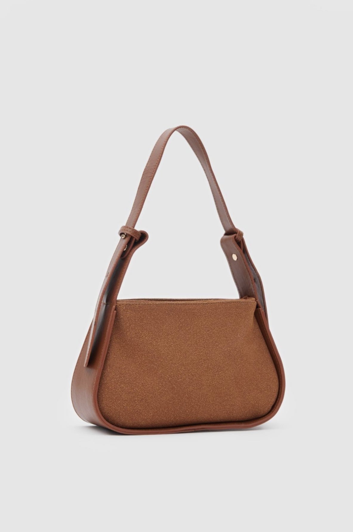 Süet Taba Baget Çanta