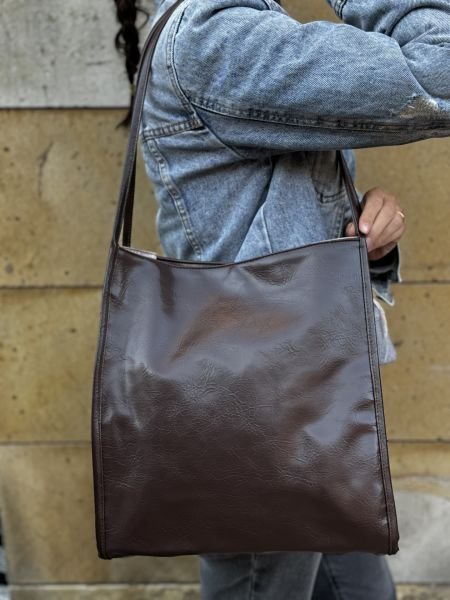 Suva Vintage Acı Kahve Omuz Çantası