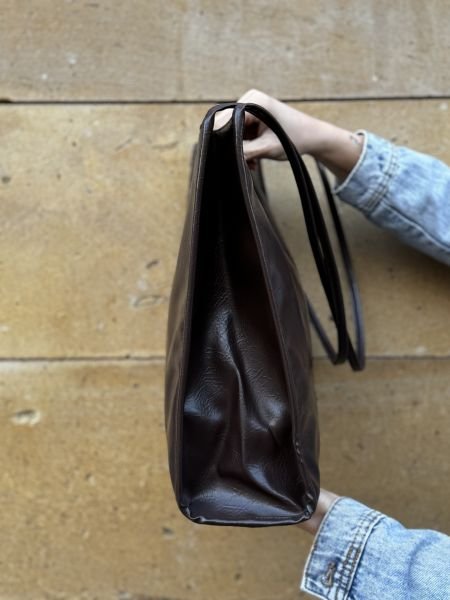 Suva Vintage Acı Kahve Omuz Çantası