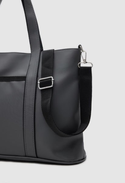 Male Gri Su Geçirmez Omuz Çantası