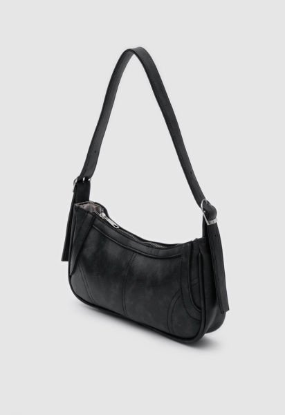 Majuro Siyah Nostalji Baget Çanta