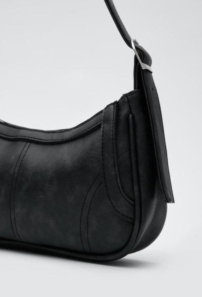 Majuro Siyah Nostalji Baget Çanta