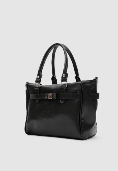 Apia Siyah Omuz Çantası