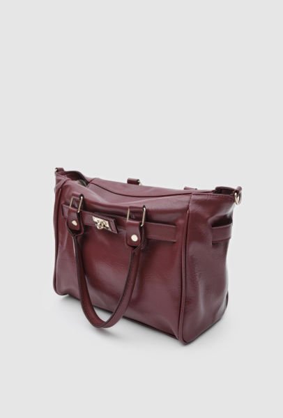 Apia Bordo Omuz Çantası