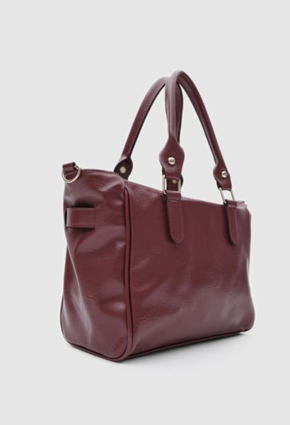 Apia Bordo Omuz Çantası