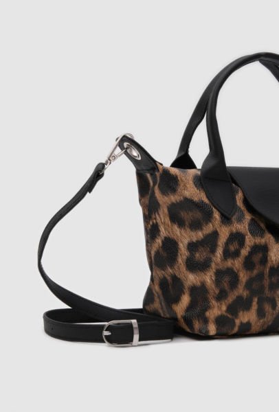 Hbbags Small Leopar Omuz Çantası